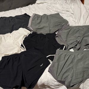 Nike Black, Gray, and White Shorts Collection